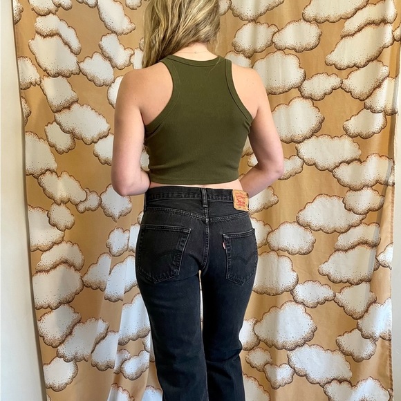 Levi’s 501 Black Button Fly Jeans 32x32 - Picture 5 of 9